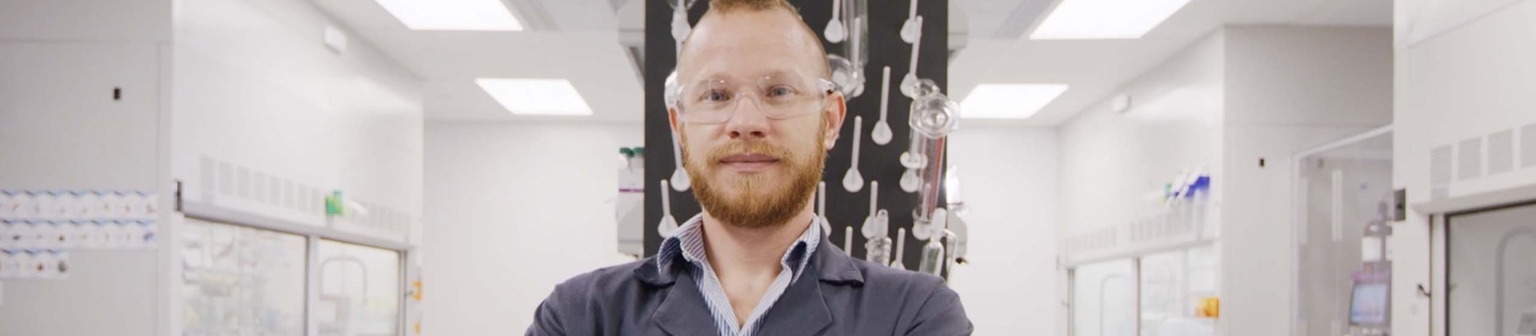 Scientist working in a lab